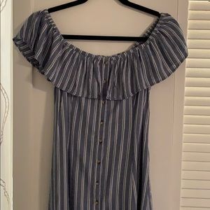 Flattering Off The Shoulder Mini Dress